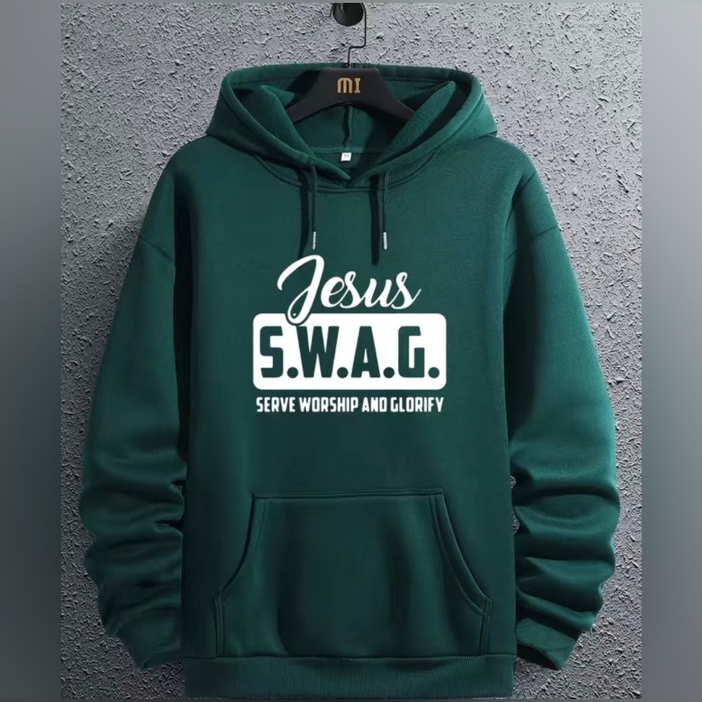NEW Mens "Jesus Swag" Hoodie - 🥳HP🥳
